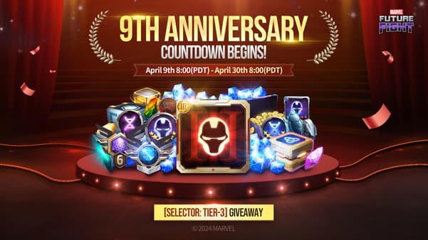 MARVEL Future Fight 9th Anniversary Countdown