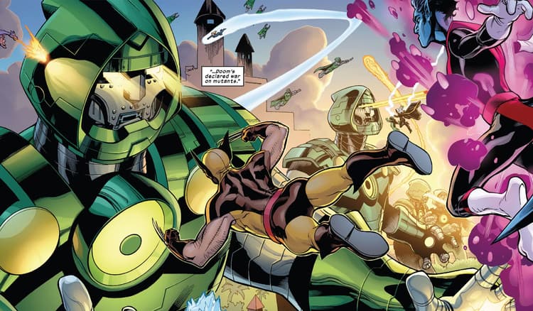 X-MEN/FANTASTIC FOUR (2020) #4 artwork by Terry Dodson, Rachel Dodson, Ransom Getty, and Laura Martin
