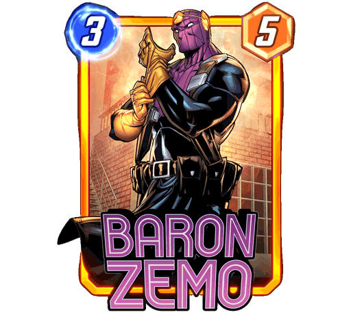 MARVEL SNAP Baron Zemo Helmut Zemo